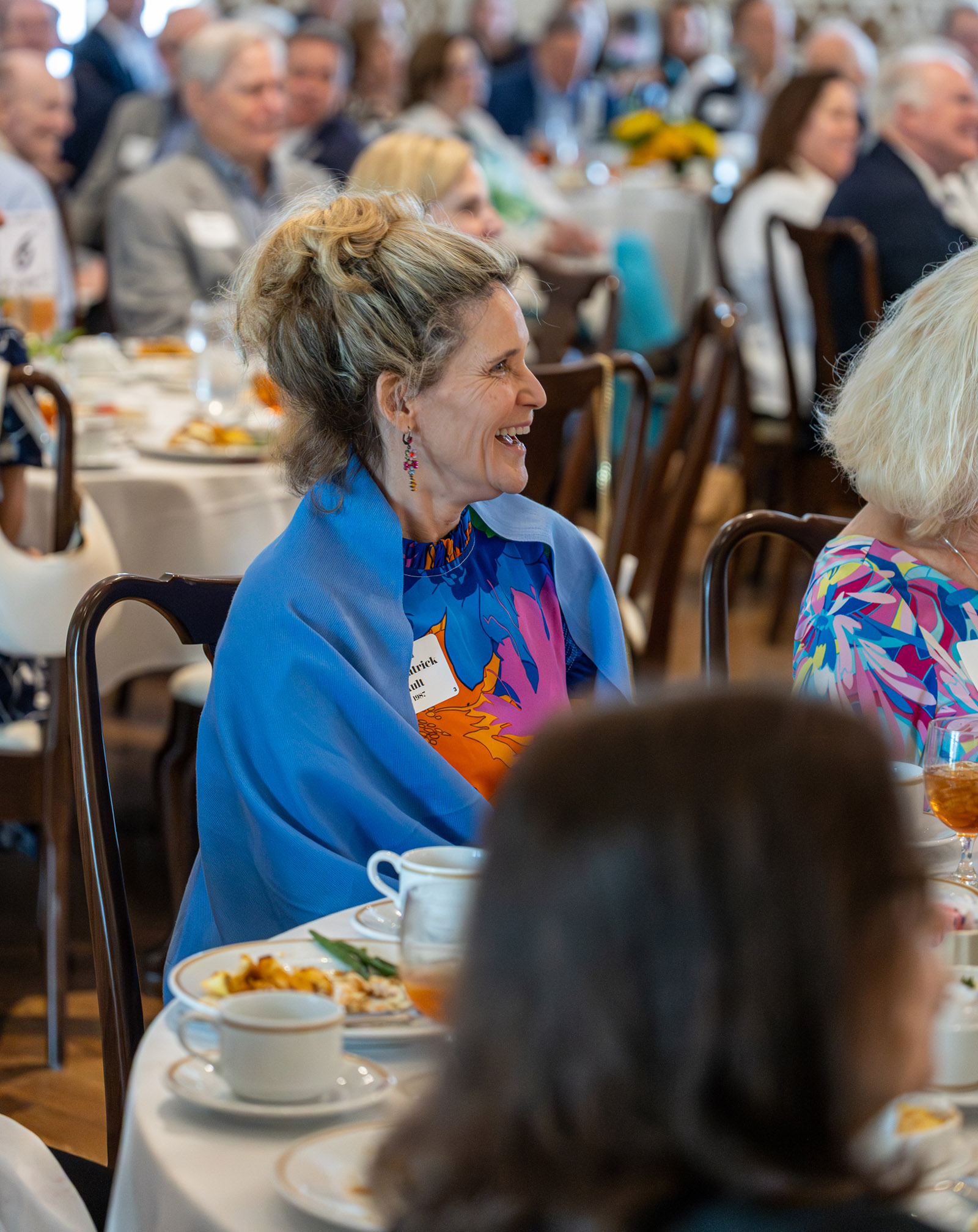 LHSAA Photo 22 – Ellen Kirpatrick Ault, class of 1987, enjoying to presentation