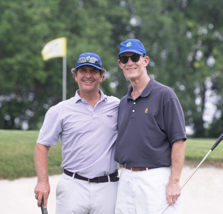 Chairs Chas Masterson and Perry Ruthven. Photo by Wilson Parish