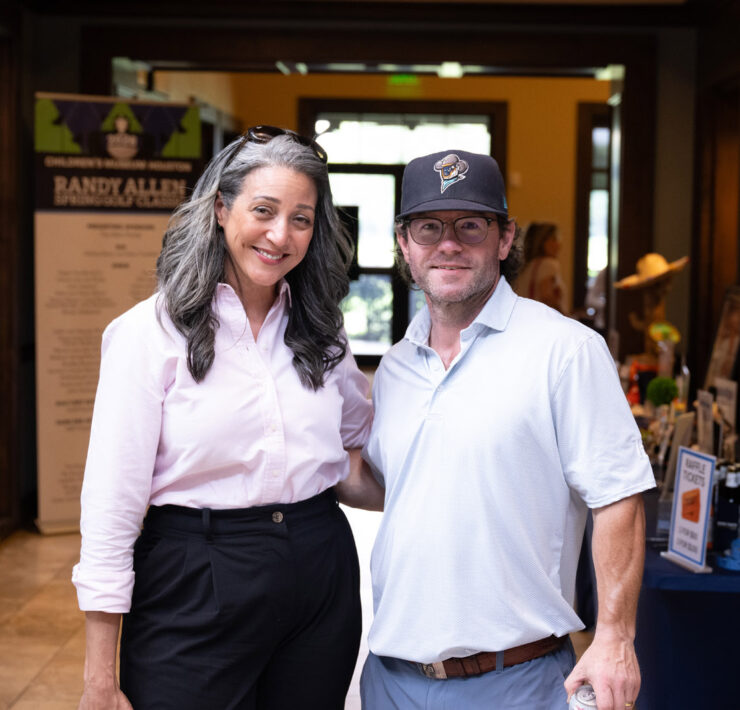 Children's Museum Houston CEO Rayanne Darensbourg and Bradley Bracewell. Photo by Wilson Parish