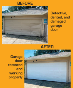 Easy Garage Door Before After