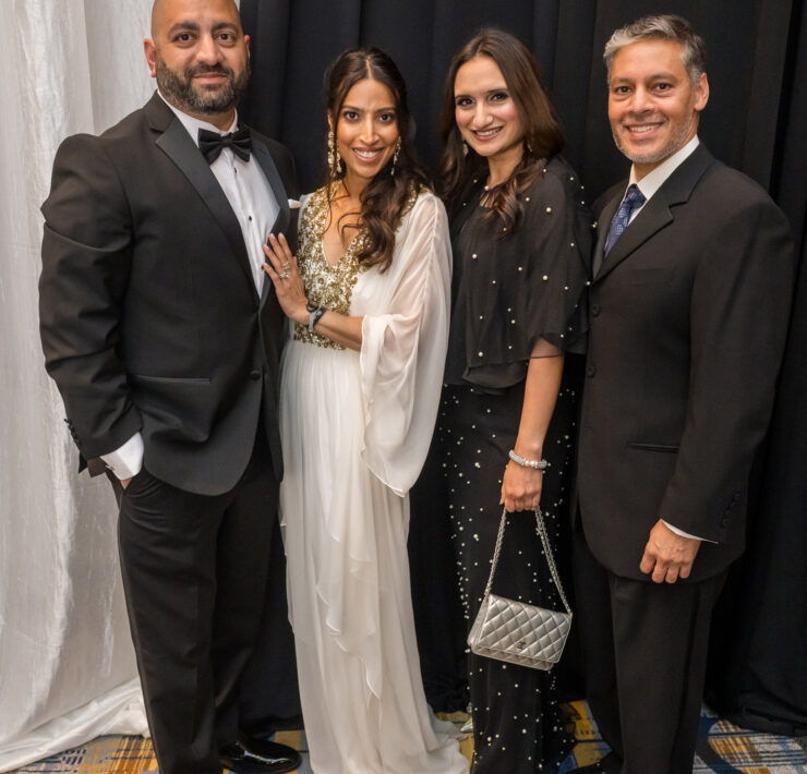 Faraz and Asma Faiz, Tina Chadha and Dr. Arif Rahman by CJ Martinez