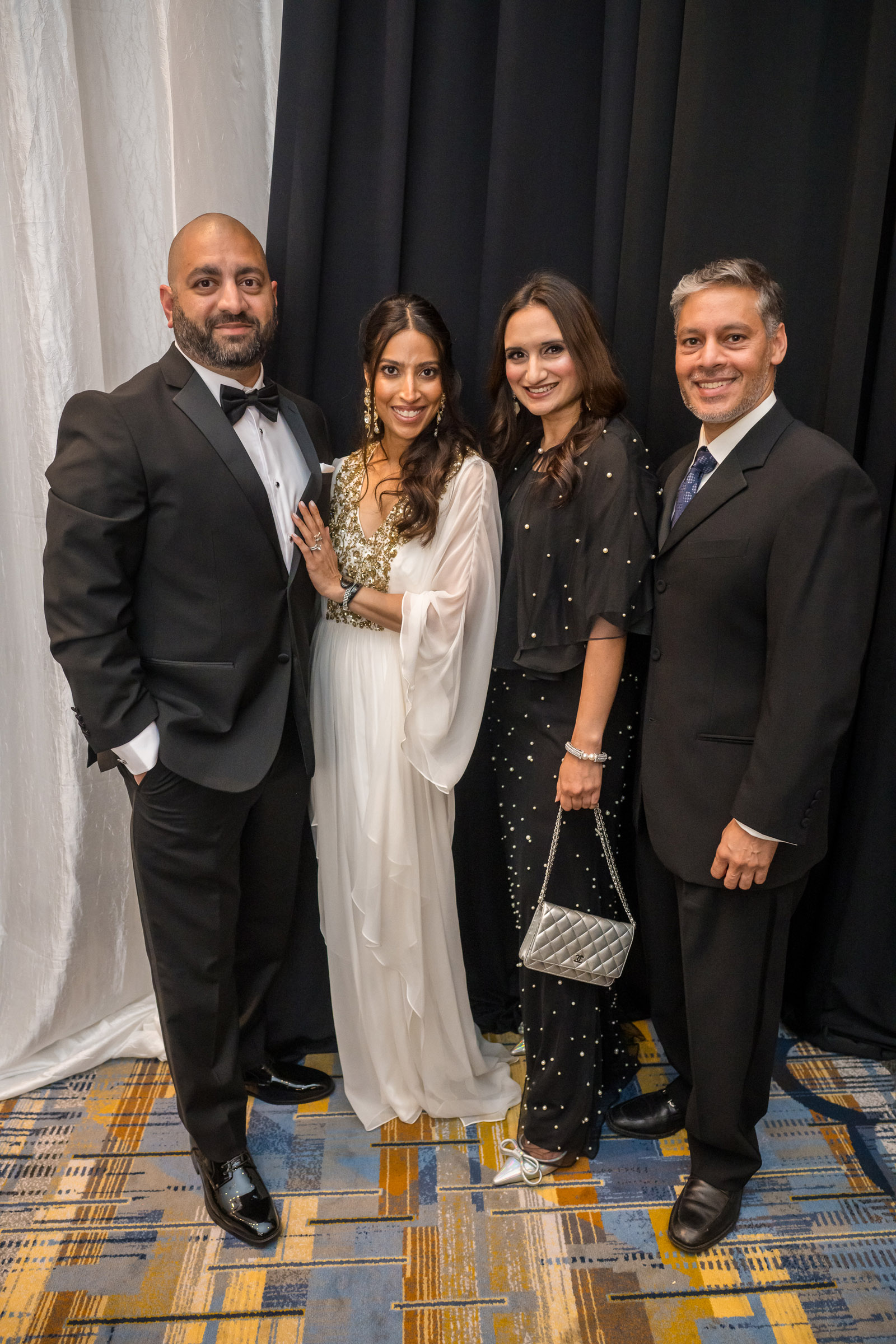 Faraz and Asma Faiz, Tina Chadha and Dr. Arif Rahman by CJ Martinez