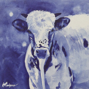 Katherine Rodgers Blue Baby Bull 6 x6 Katherine Rodgers Blue Baby Bull 6 x6