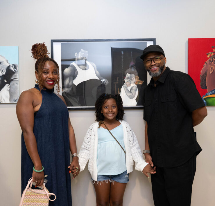 Vernique Francis, family daughter, Mark Francis by TreVoy Kelly