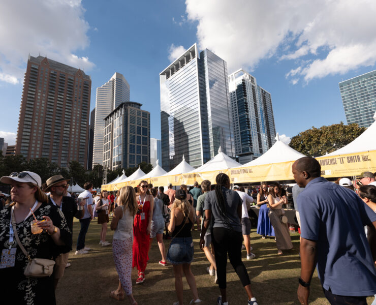Lawn and Downtown Houston credit Daniel Ortiz