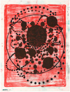 Terry Winters, “Azimuth,” 2024. Terry Winters, Red Stone, 2019