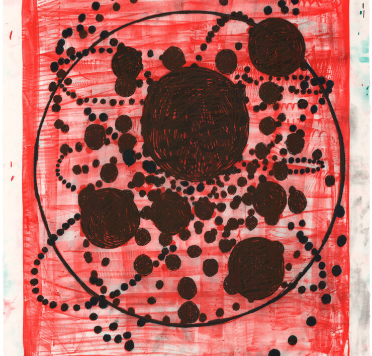 Terry Winters, Red Stone, 2019