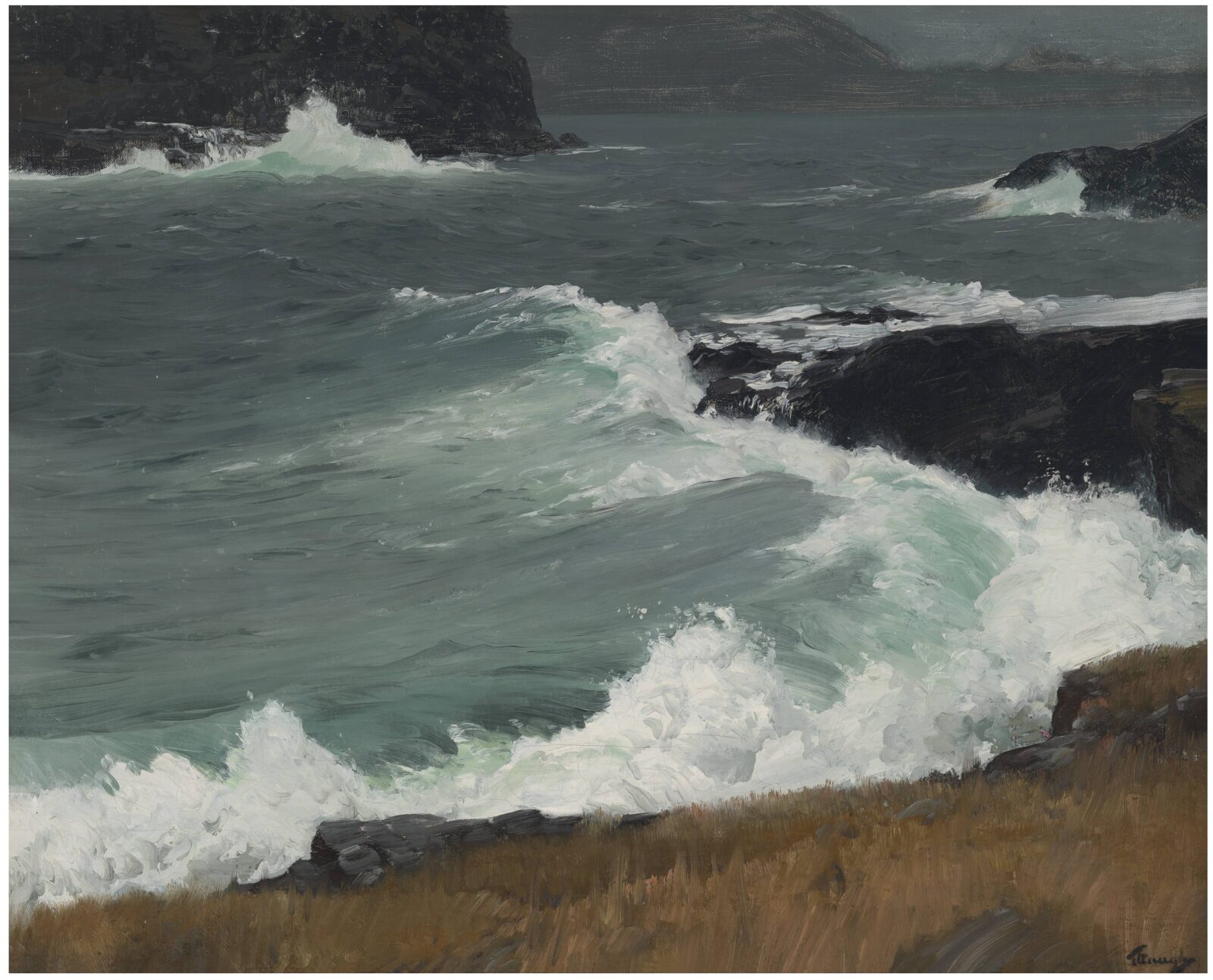 15 Frederick Judd Waugh, Little Harbor, Bailey's Island, Casco Bay, Maine, 1909
