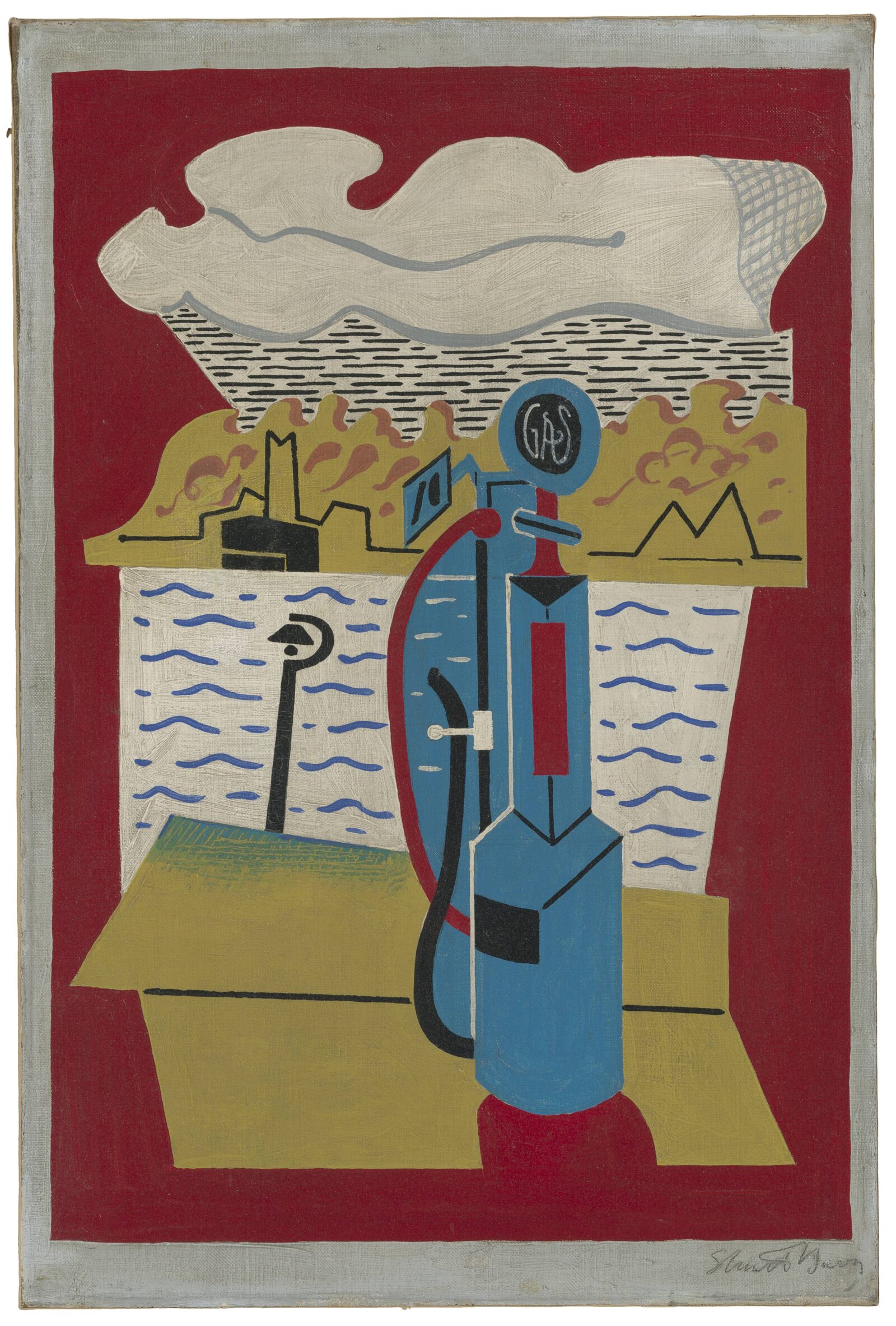 22 Stuart Davis, Gas Pump, 1932