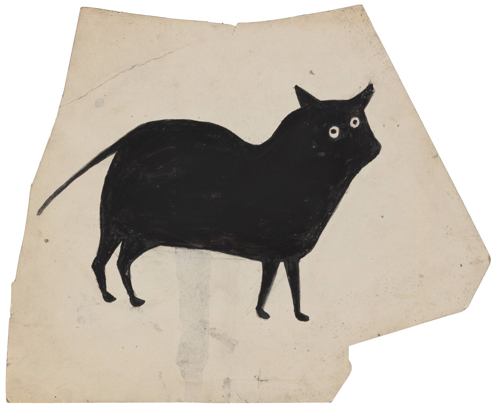 23 Bill Traylor, Two Eyed House Cat Poster, c. 1939 42